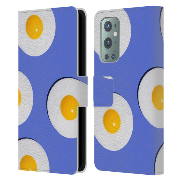 Pepino De Mar Patterns 2 Egg Leather Book Wallet Case Cover For OnePlus 9