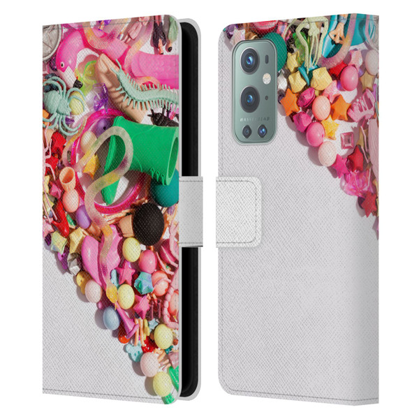 Pepino De Mar Patterns 2 Toy Leather Book Wallet Case Cover For OnePlus 9