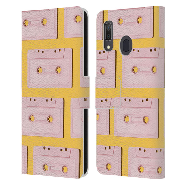 Pepino De Mar Patterns 2 Cassette Tape Leather Book Wallet Case Cover For Samsung Galaxy A33 5G (2022)