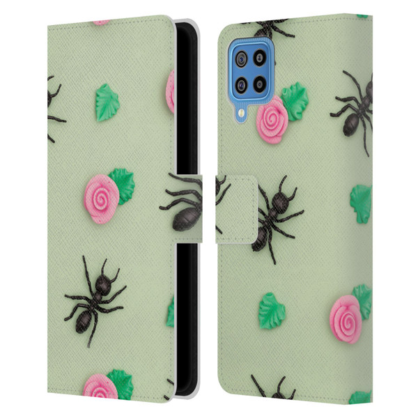 Pepino De Mar Patterns 2 Ant Leather Book Wallet Case Cover For Samsung Galaxy F22 (2021)