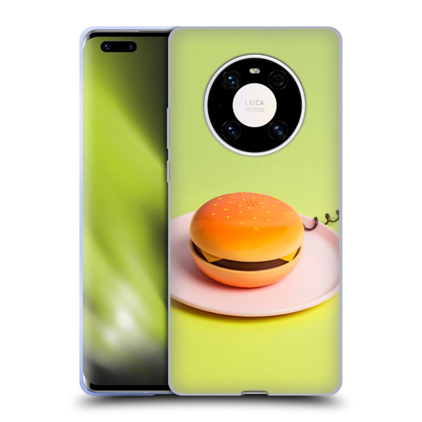Pepino De Mar Foods Burger Soft Gel Case for Huawei Mate 40 Pro 5G