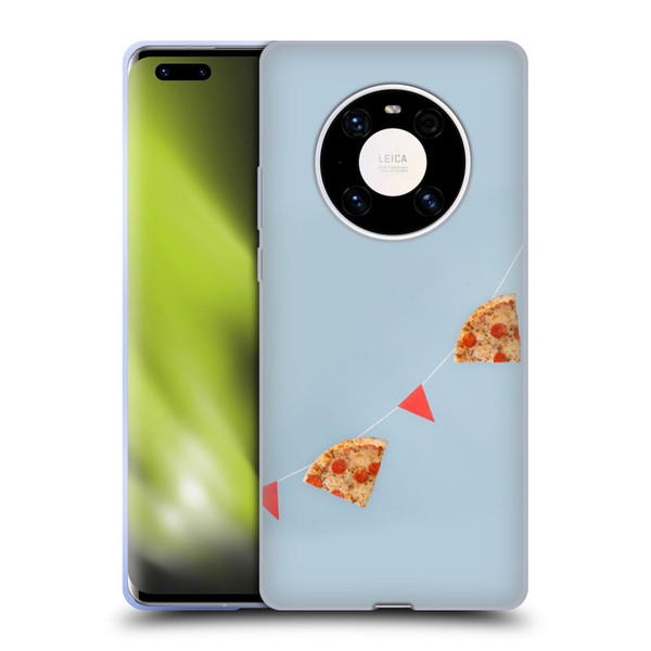 Pepino De Mar Foods Pizza Soft Gel Case for Huawei Mate 40 Pro 5G