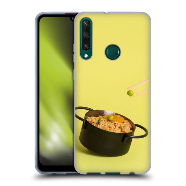 Pepino De Mar Foods Fried Rice Soft Gel Case for Huawei Y6p