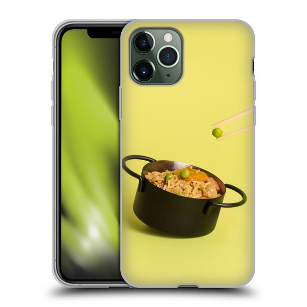 Pepino De Mar Foods Fried Rice Soft Gel Case for Apple iPhone 11 Pro
