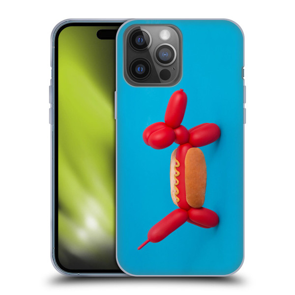 Pepino De Mar Foods Hotdog Soft Gel Case for Apple iPhone 14 Pro Max