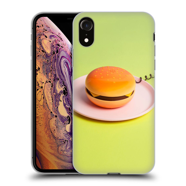 Pepino De Mar Foods Burger Soft Gel Case for Apple iPhone XR