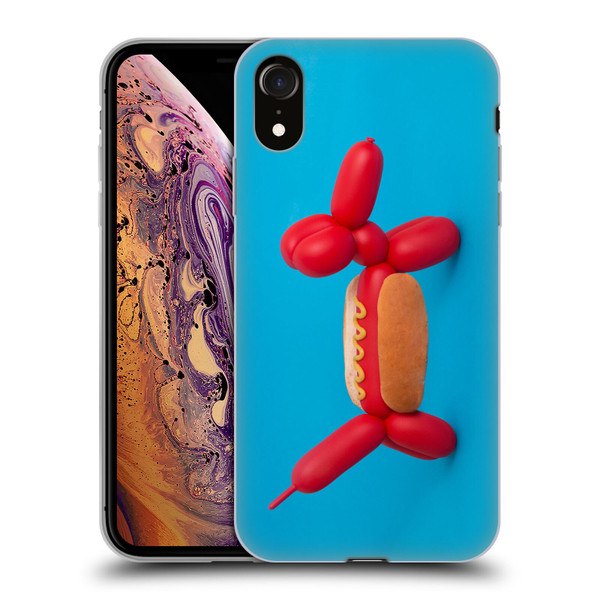 Pepino De Mar Foods Hotdog Soft Gel Case for Apple iPhone XR