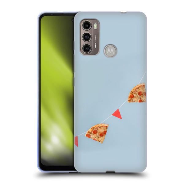 Pepino De Mar Foods Pizza Soft Gel Case for Motorola Moto G60 / Moto G40 Fusion