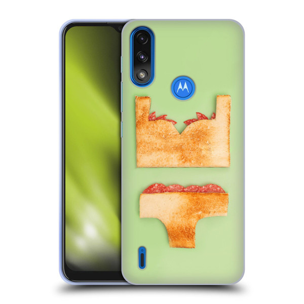 Pepino De Mar Foods Sandwich Soft Gel Case for Motorola Moto E7 Power / Moto E7i Power