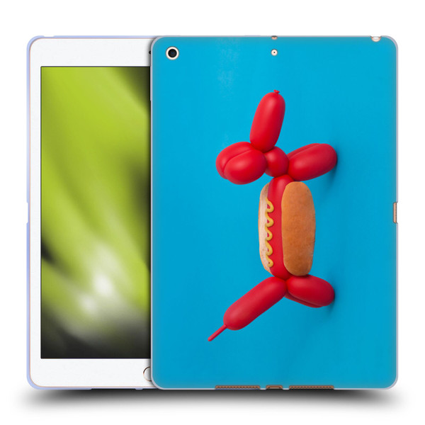 Pepino De Mar Foods Hotdog Soft Gel Case for Apple iPad 10.2 2019/2020/2021