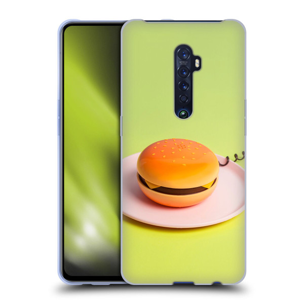 Pepino De Mar Foods Burger Soft Gel Case for OPPO Reno 2