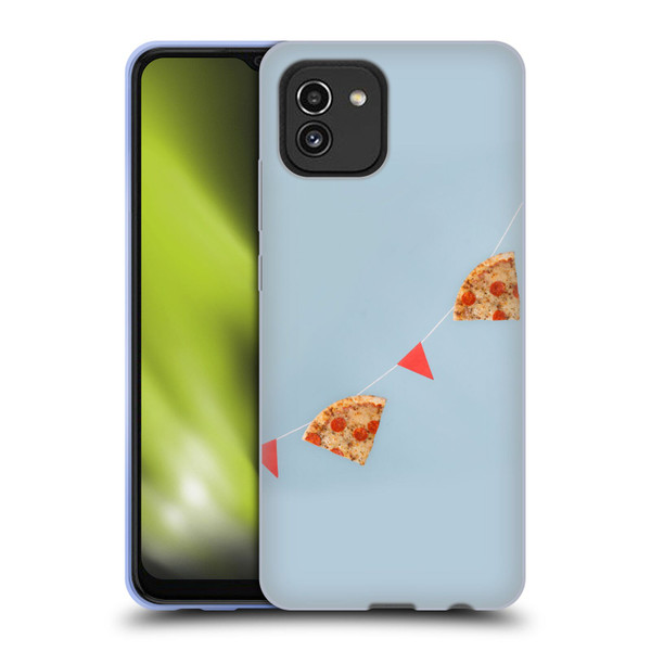 Pepino De Mar Foods Pizza Soft Gel Case for Samsung Galaxy A03 (2021)