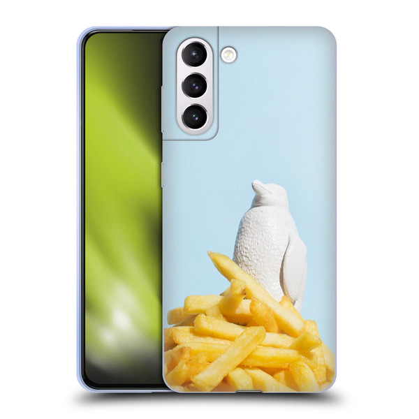 Pepino De Mar Foods Fries Soft Gel Case for Samsung Galaxy S21+ 5G