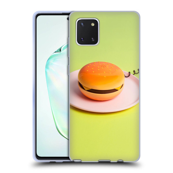 Pepino De Mar Foods Burger Soft Gel Case for Samsung Galaxy Note10 Lite