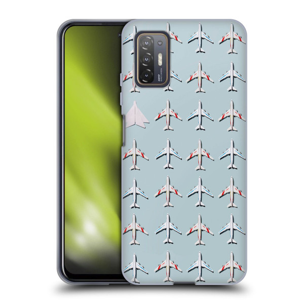 Pepino De Mar Patterns 2 Airplane Soft Gel Case for HTC Desire 21 Pro 5G