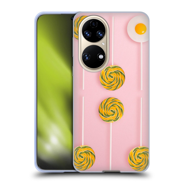 Pepino De Mar Patterns 2 Lollipop Soft Gel Case for Huawei P50