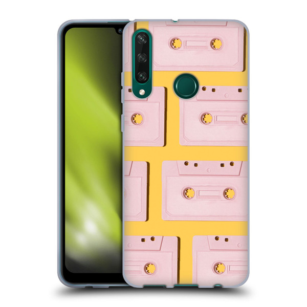 Pepino De Mar Patterns 2 Cassette Tape Soft Gel Case for Huawei Y6p
