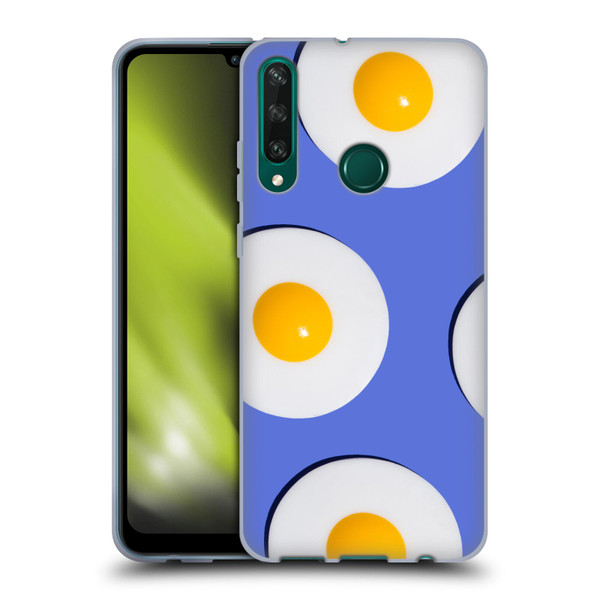 Pepino De Mar Patterns 2 Egg Soft Gel Case for Huawei Y6p