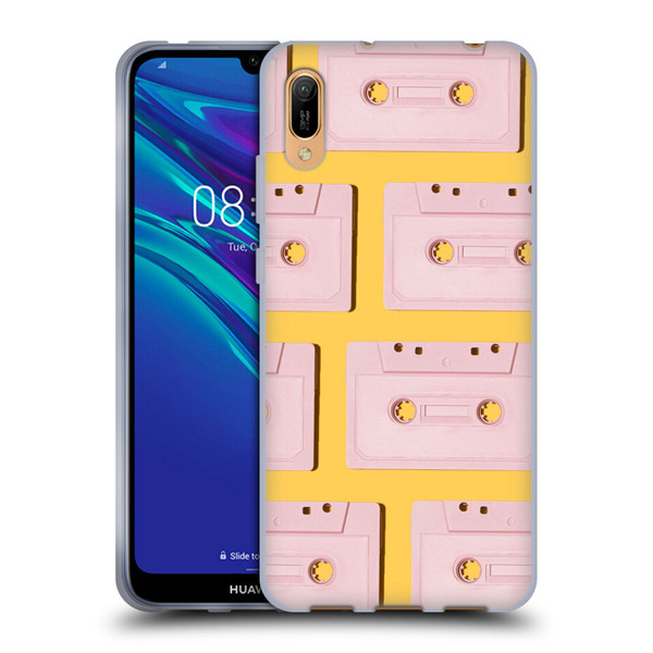 Pepino De Mar Patterns 2 Cassette Tape Soft Gel Case for Huawei Y6 Pro (2019)