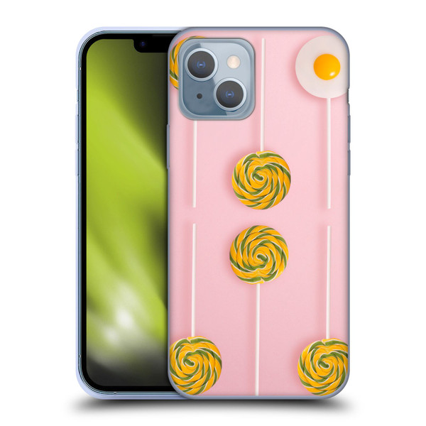 Pepino De Mar Patterns 2 Lollipop Soft Gel Case for Apple iPhone 14