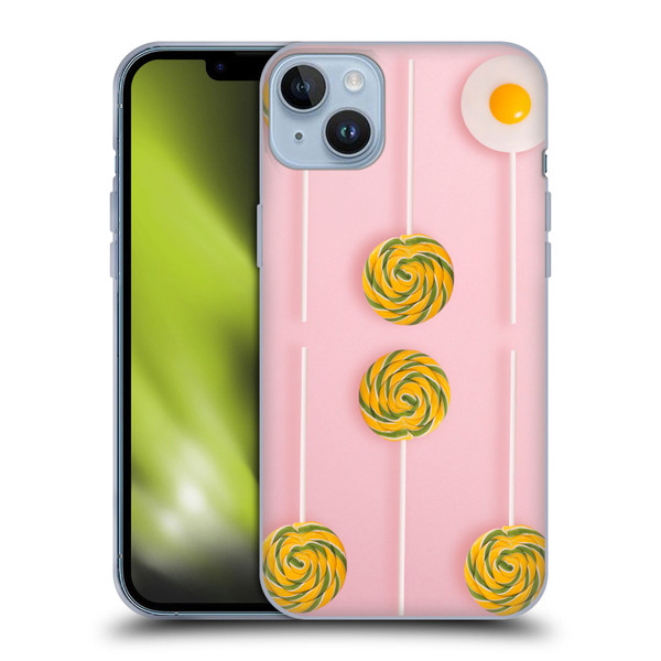 Pepino De Mar Patterns 2 Lollipop Soft Gel Case for Apple iPhone 14 Plus
