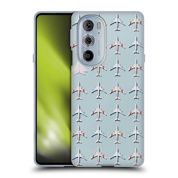 Pepino De Mar Patterns 2 Airplane Soft Gel Case for Motorola Edge X30