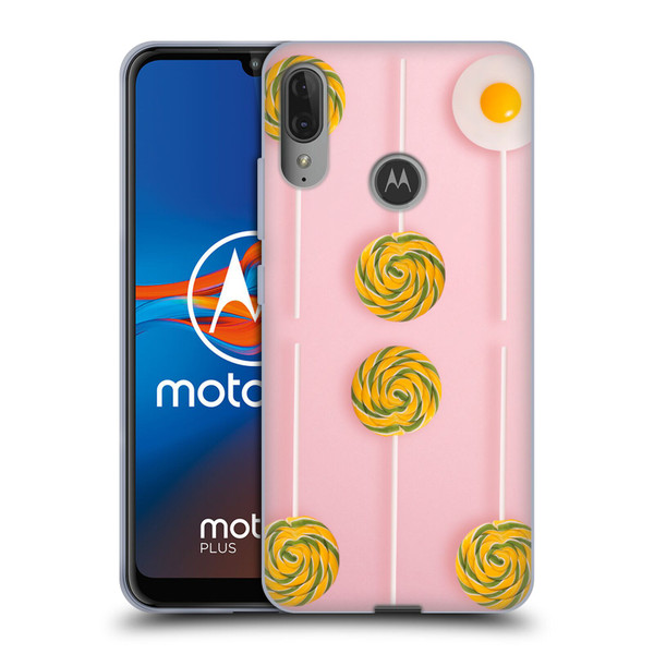 Pepino De Mar Patterns 2 Lollipop Soft Gel Case for Motorola Moto E6 Plus