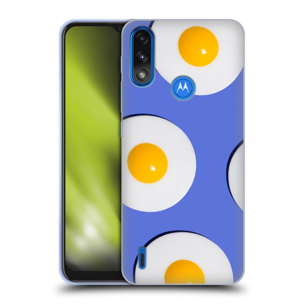 Pepino De Mar Patterns 2 Egg Soft Gel Case for Motorola Moto E7 Power / Moto E7i Power