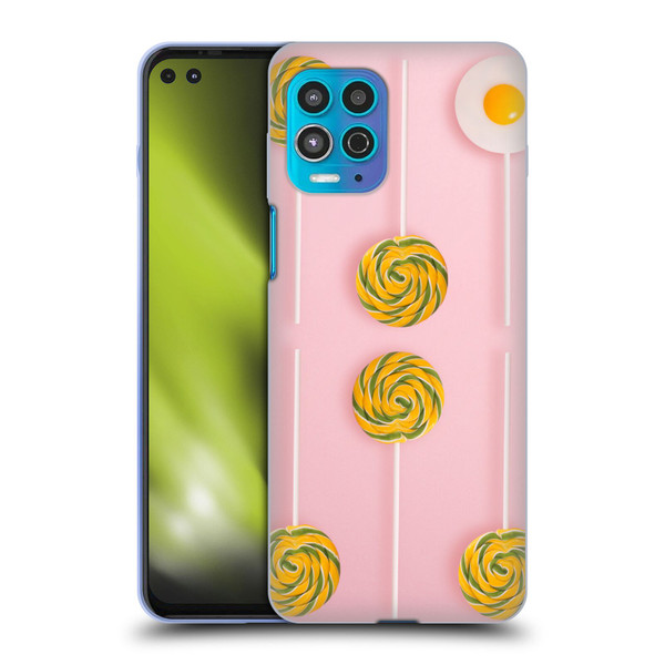 Pepino De Mar Patterns 2 Lollipop Soft Gel Case for Motorola Moto G100