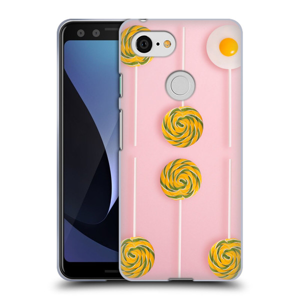 Pepino De Mar Patterns 2 Lollipop Soft Gel Case for Google Pixel 3