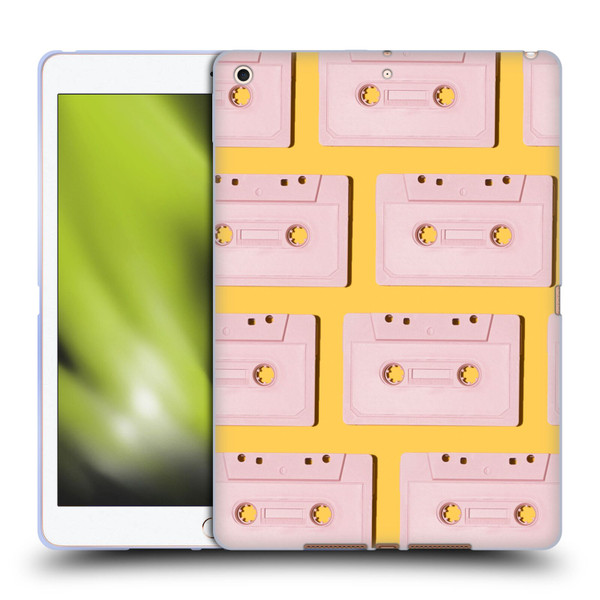 Pepino De Mar Patterns 2 Cassette Tape Soft Gel Case for Apple iPad 10.2 2019/2020/2021