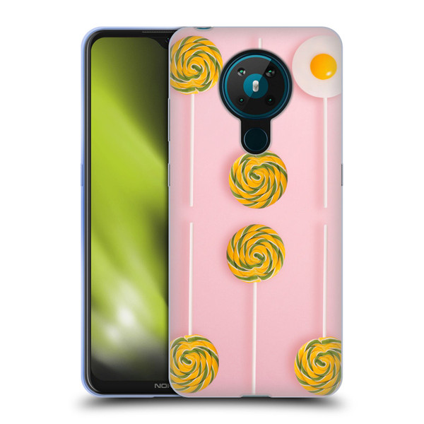 Pepino De Mar Patterns 2 Lollipop Soft Gel Case for Nokia 5.3