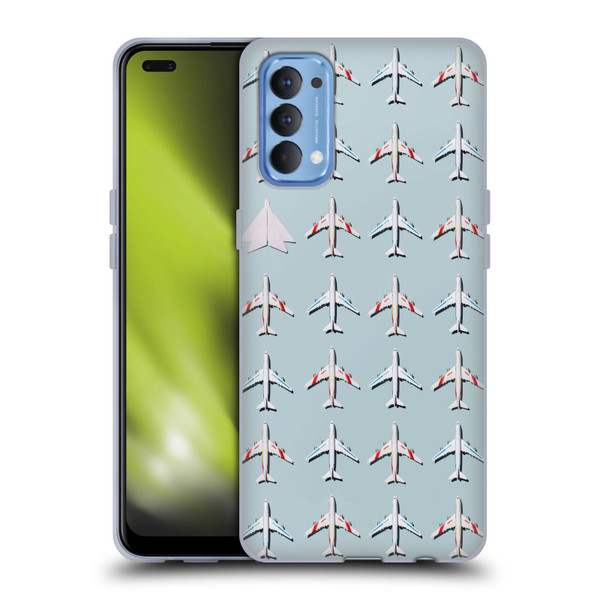 Pepino De Mar Patterns 2 Airplane Soft Gel Case for OPPO Reno 4 5G
