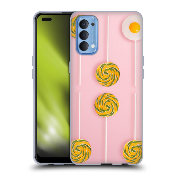 Pepino De Mar Patterns 2 Lollipop Soft Gel Case for OPPO Reno 4 5G