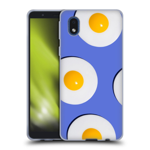Pepino De Mar Patterns 2 Egg Soft Gel Case for Samsung Galaxy A01 Core (2020)