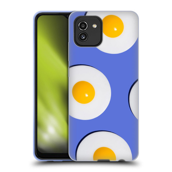 Pepino De Mar Patterns 2 Egg Soft Gel Case for Samsung Galaxy A03 (2021)