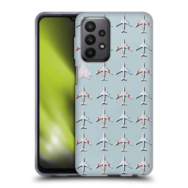 Pepino De Mar Patterns 2 Airplane Soft Gel Case for Samsung Galaxy A23 / 5G (2022)