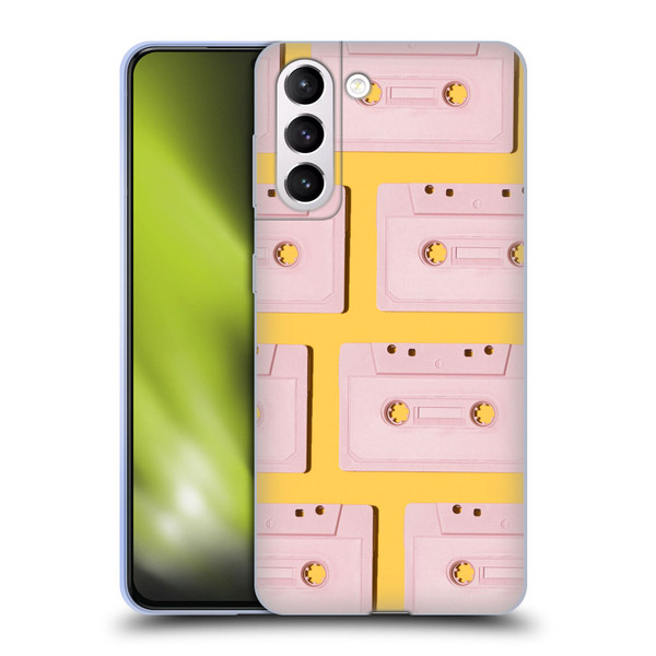 Pepino De Mar Patterns 2 Cassette Tape Soft Gel Case for Samsung Galaxy S21+ 5G