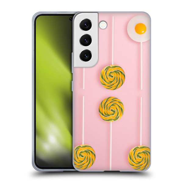 Pepino De Mar Patterns 2 Lollipop Soft Gel Case for Samsung Galaxy S22 5G