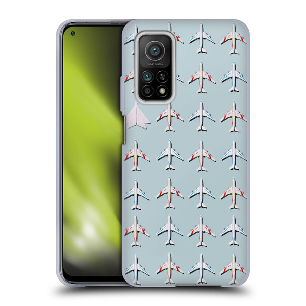Pepino De Mar Patterns 2 Airplane Soft Gel Case for Xiaomi Mi 10T 5G