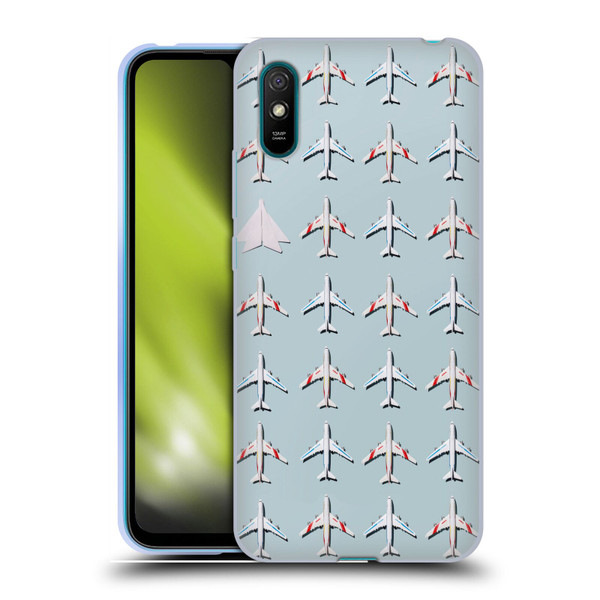 Pepino De Mar Patterns 2 Airplane Soft Gel Case for Xiaomi Redmi 9A / Redmi 9AT