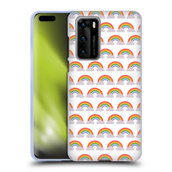 Pepino De Mar Rainbow Pattern Soft Gel Case for Huawei P40 5G