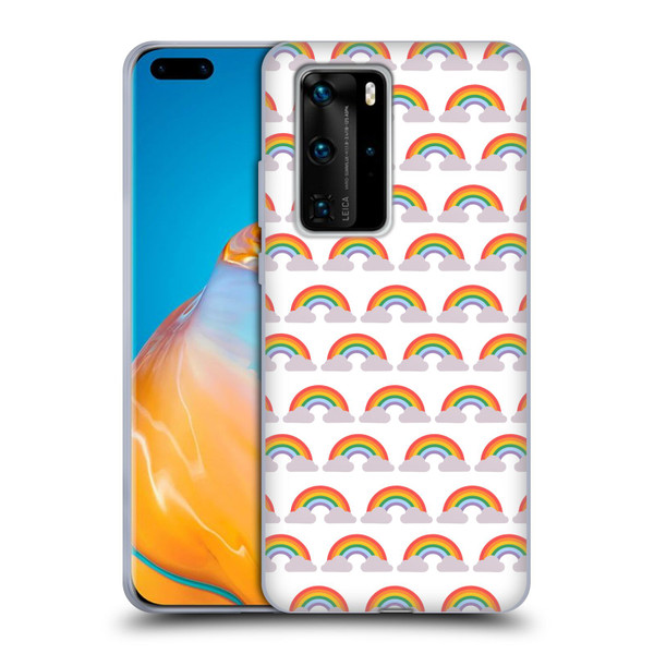 Pepino De Mar Rainbow Pattern Soft Gel Case for Huawei P40 Pro / P40 Pro Plus 5G