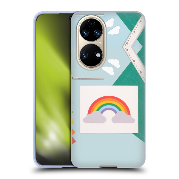 Pepino De Mar Rainbow Art Soft Gel Case for Huawei P50
