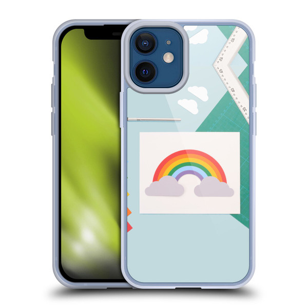 Pepino De Mar Rainbow Art Soft Gel Case for Apple iPhone 12 Mini