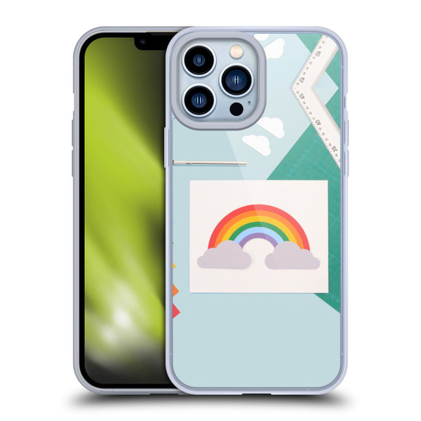 Pepino De Mar Rainbow Art Soft Gel Case for Apple iPhone 13 Pro Max