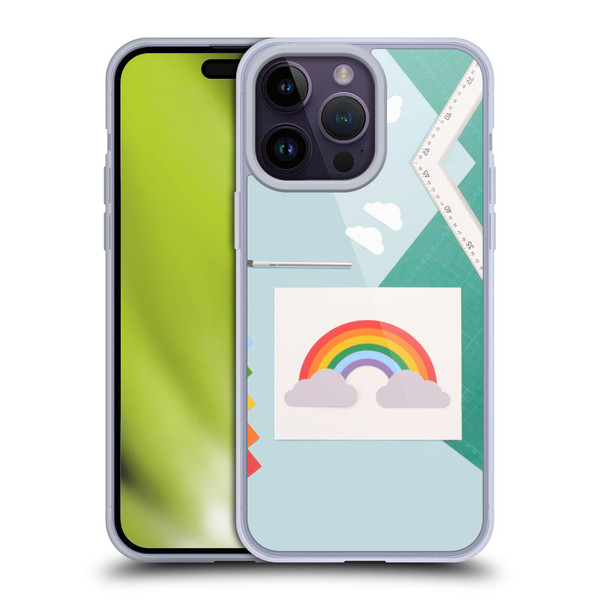 Pepino De Mar Rainbow Art Soft Gel Case for Apple iPhone 14 Pro Max