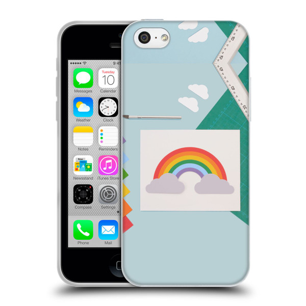 Pepino De Mar Rainbow Art Soft Gel Case for Apple iPhone 5c