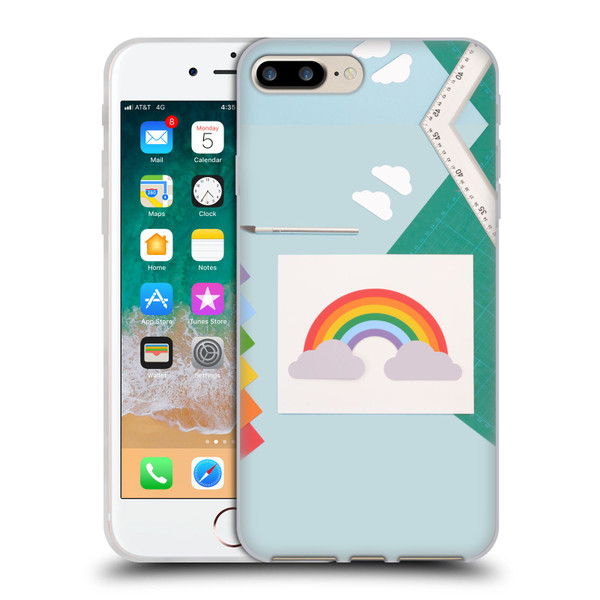 Pepino De Mar Rainbow Art Soft Gel Case for Apple iPhone 7 Plus / iPhone 8 Plus