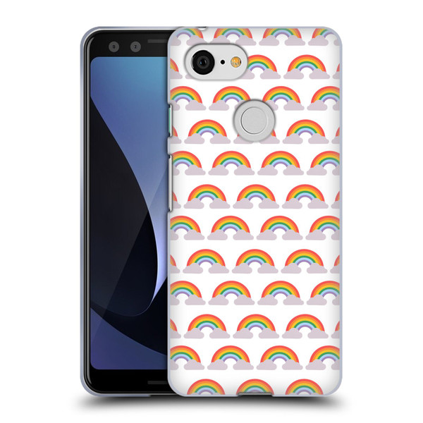 Pepino De Mar Rainbow Pattern Soft Gel Case for Google Pixel 3